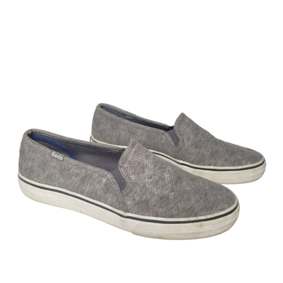 Keds Womens Grey Slip On Sneakers Size 8 - Picture 5 of 5